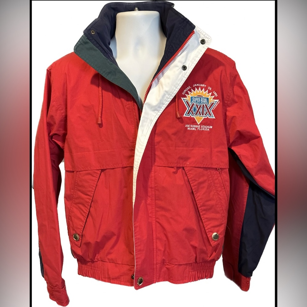 1995 Super Bowl XXIX Bomber Jacket 49ers vs Chargers Small